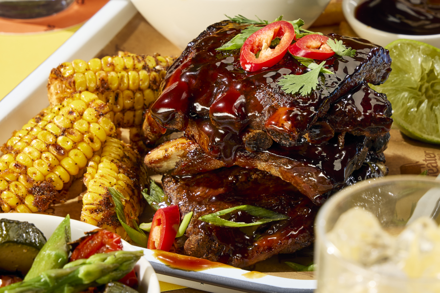 beefeater winter dishes on table