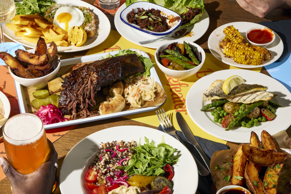 beefeater autumn dishes on table