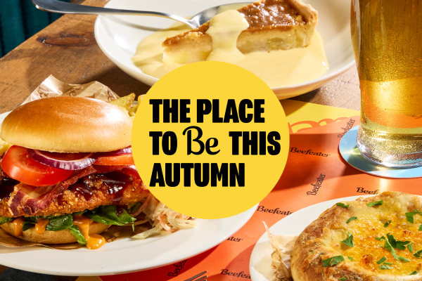 beefeater autumn dishes on table